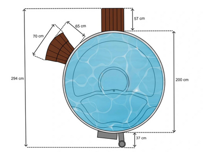 Bain Nordique Lumi ( 4 pers. )